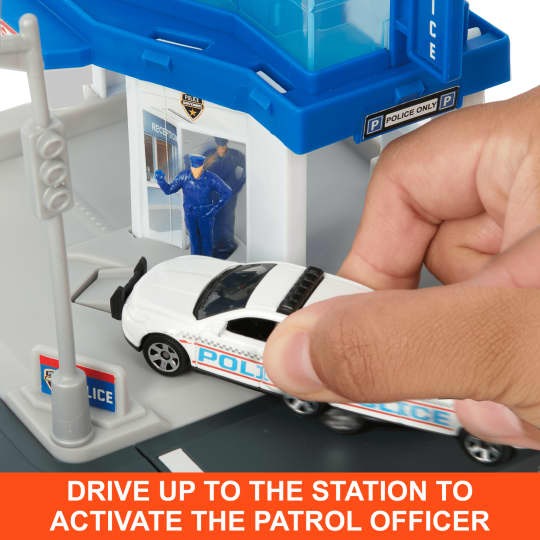 Matchbox Set De Juego Playset De Acción Estación Policia Color Multicolor