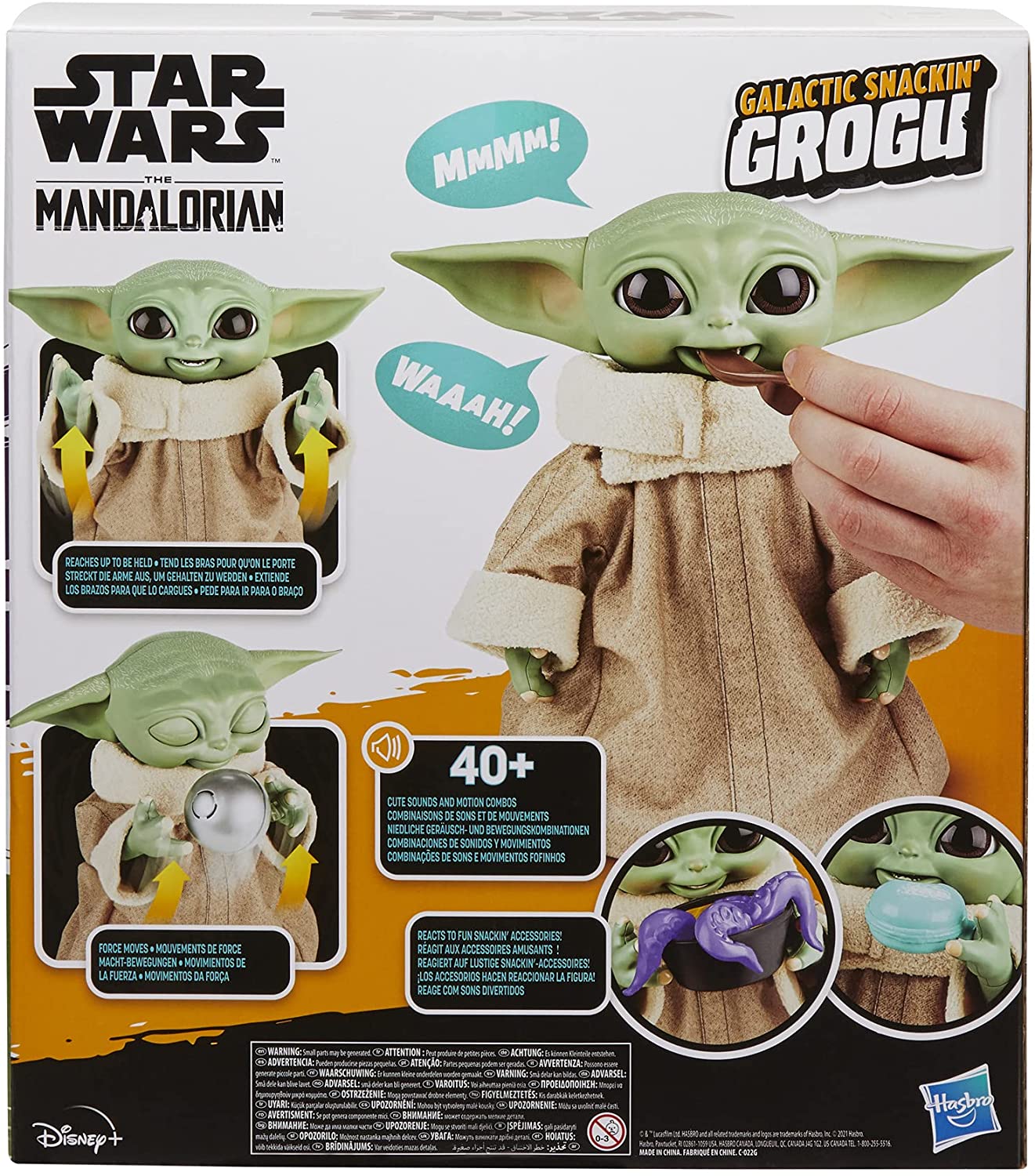 STAR WARS Galactic Snackin’ Grogu - Juguete animatrónico