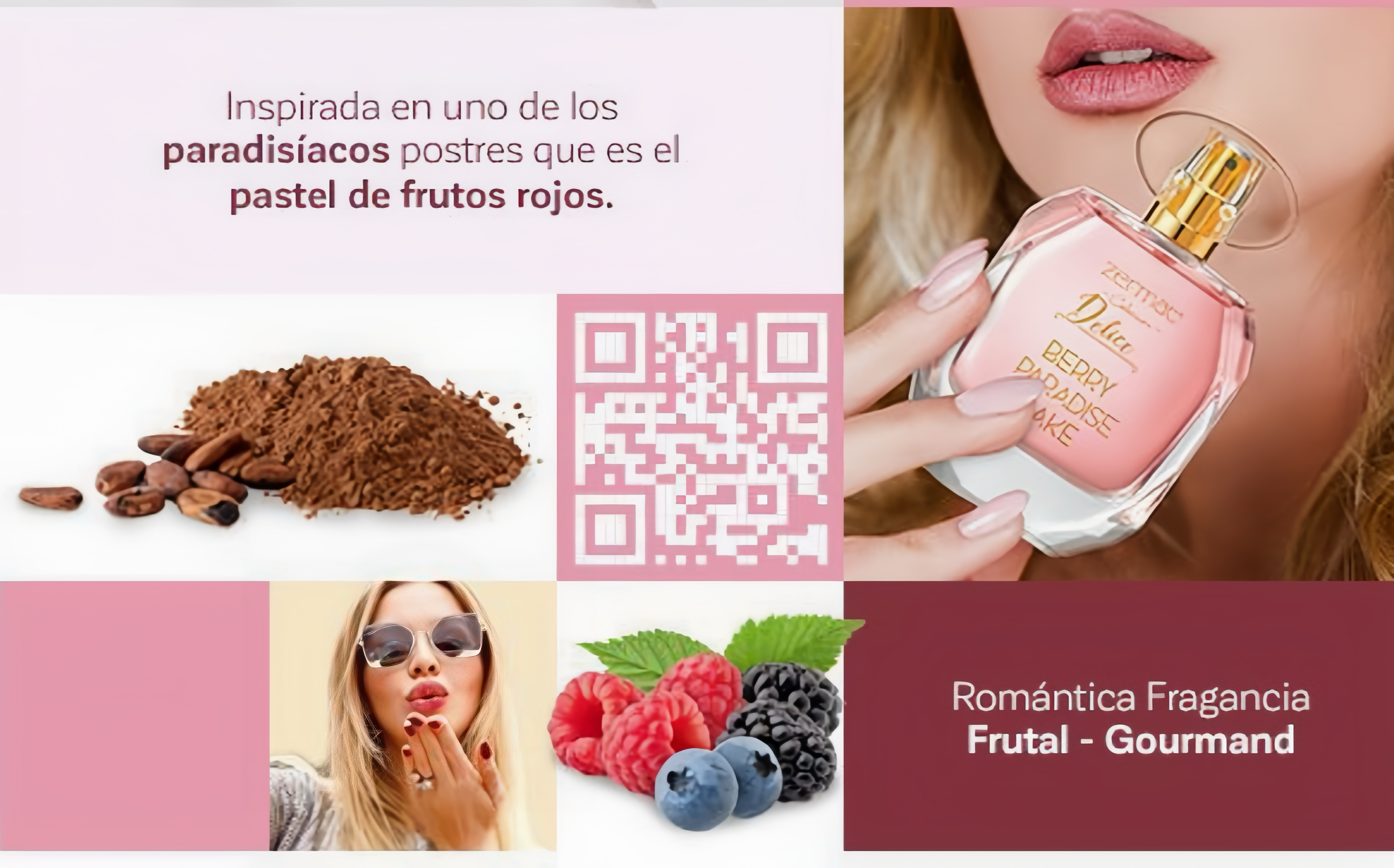 BERRY PARADAISE CAKE AROMA EXQUISITO EXCELENTE PARA JOVENCITAS Y MUJERES MADURAS 