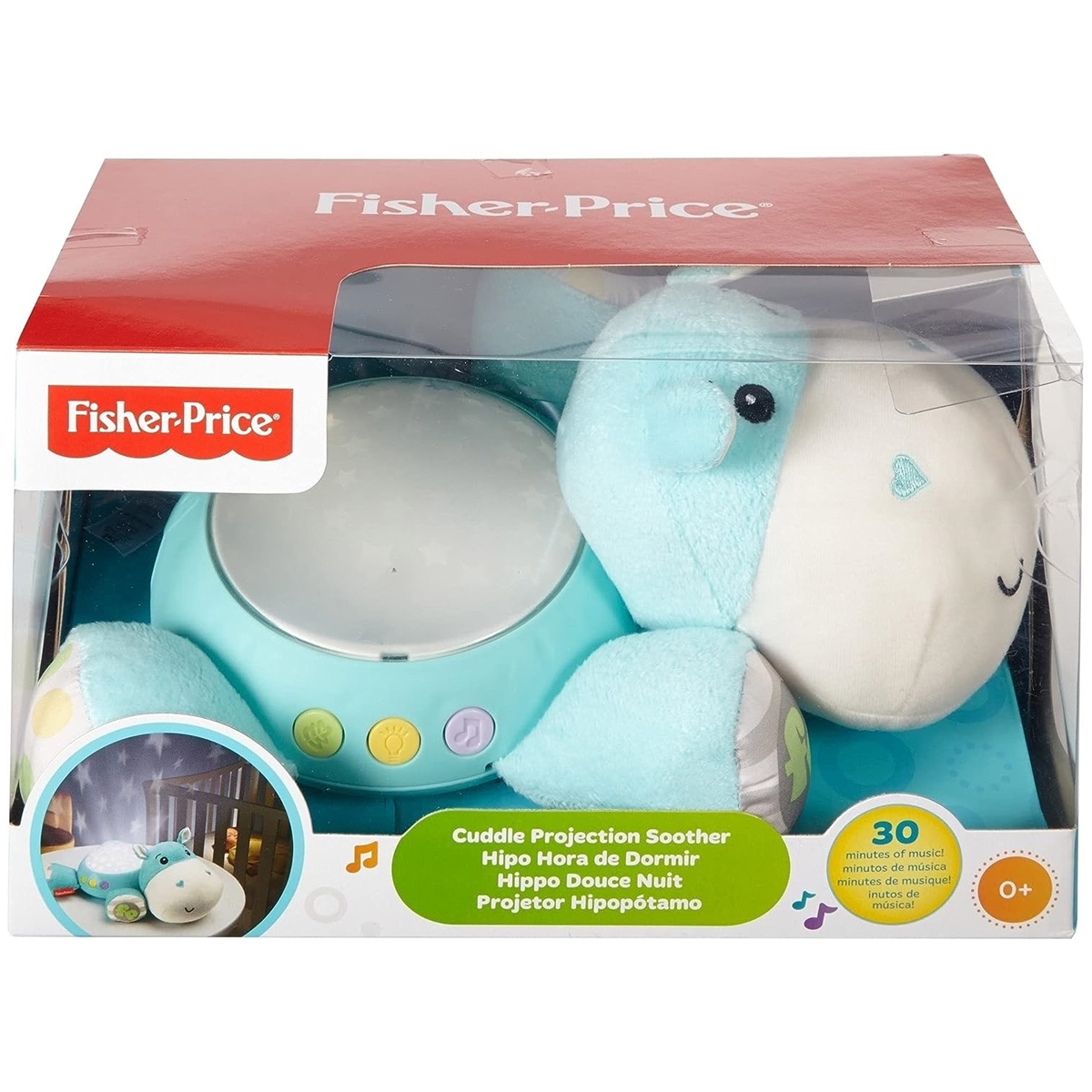 Fisher-price Baby Hipo Hora De Dormir Juguete Con Proyector CGR38 Mattel