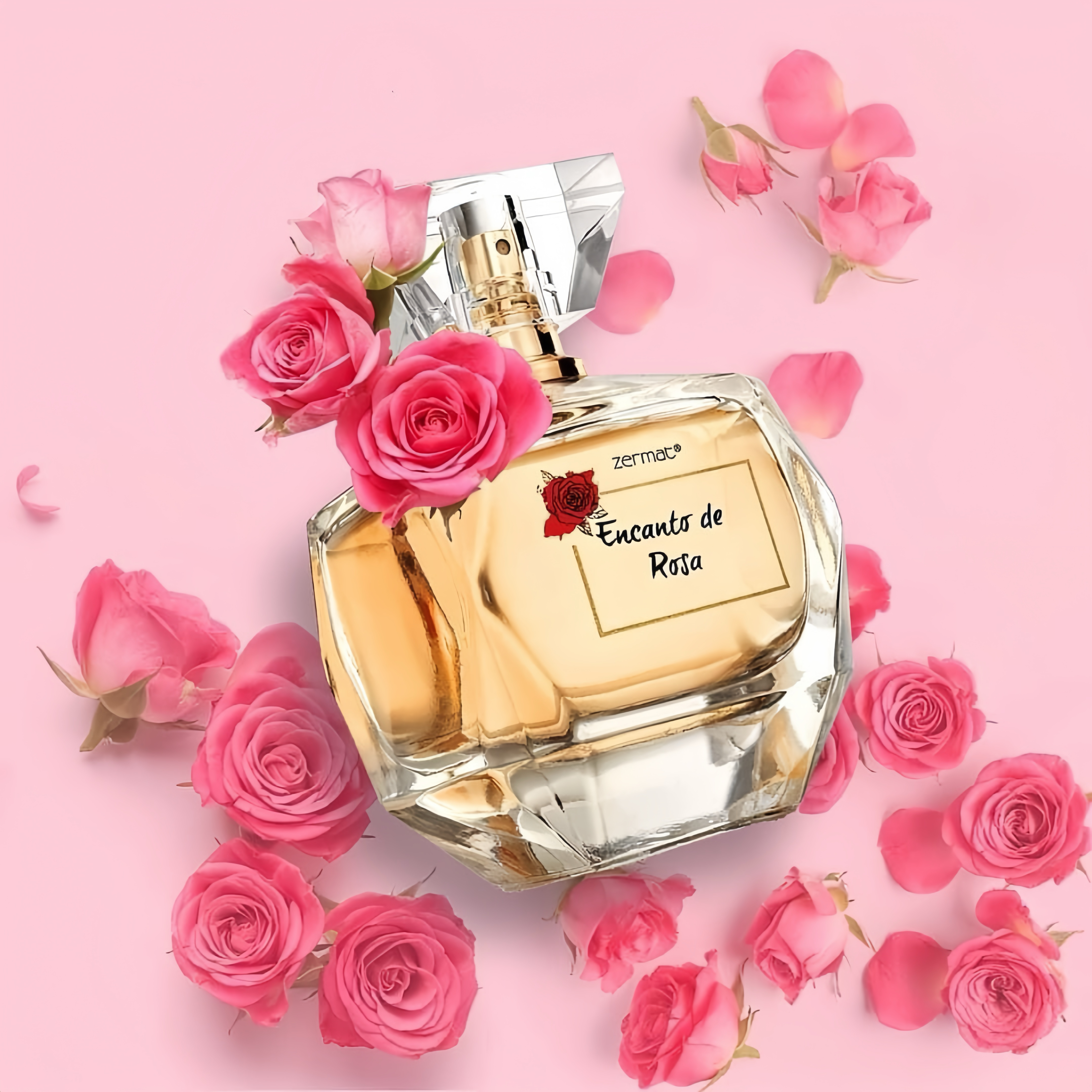 ENCANTO DE ROSA PERFUME PARA DAMA MUJER EXCELENTE AROMA CON ESENCIAS NATURALES CERTIFICADAS 