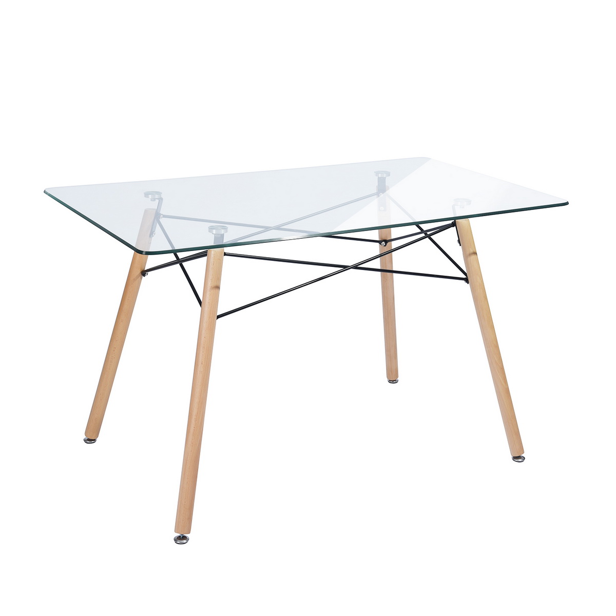 Mesa Comedor Industrial Minimalista 6 Personas 120 X 70 Cm