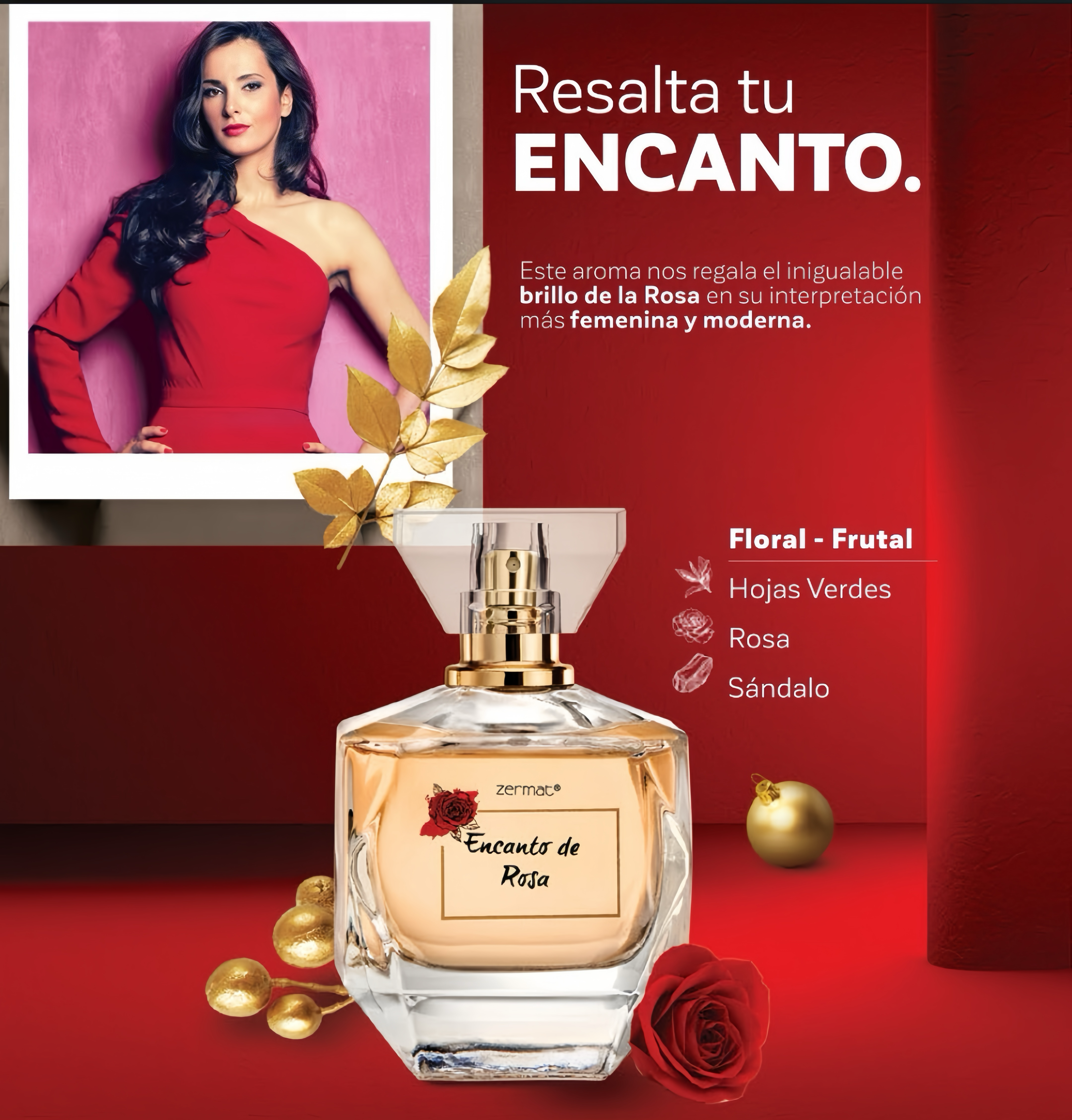 ENCANTO DE ROSA PERFUME PARA DAMA MUJER EXCELENTE AROMA CON ESENCIAS NATURALES CERTIFICADAS 