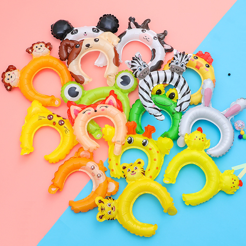 30 Globo Aluminio Aro Cabeza Diseño de Animales Decorativo Regalos Decoración