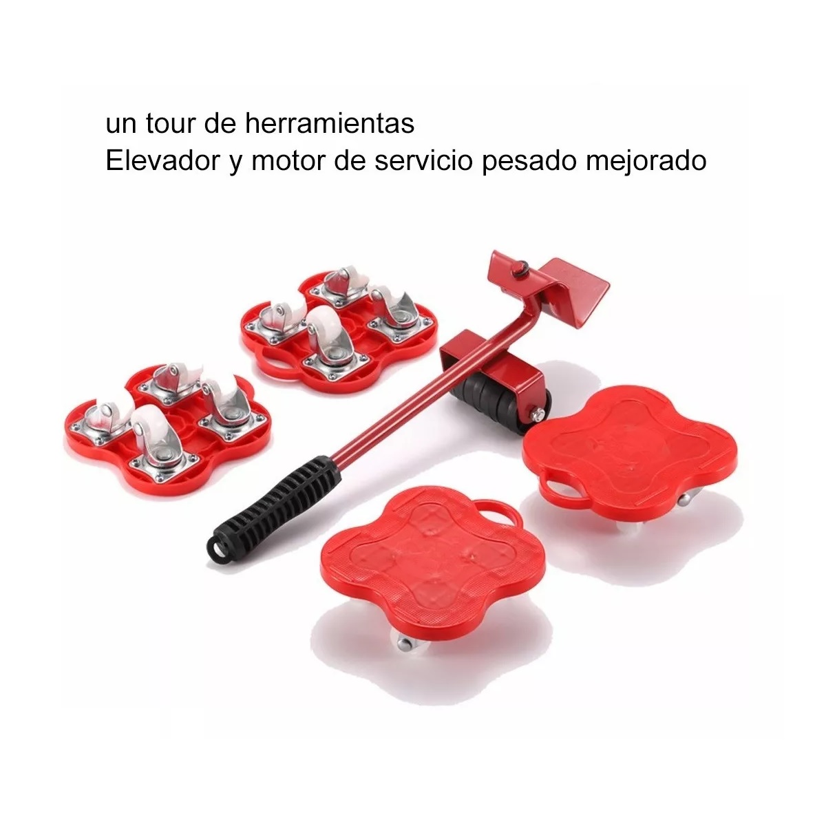 Herramienta Elevadora Con Ruedas Para Mover Muebles Pesados