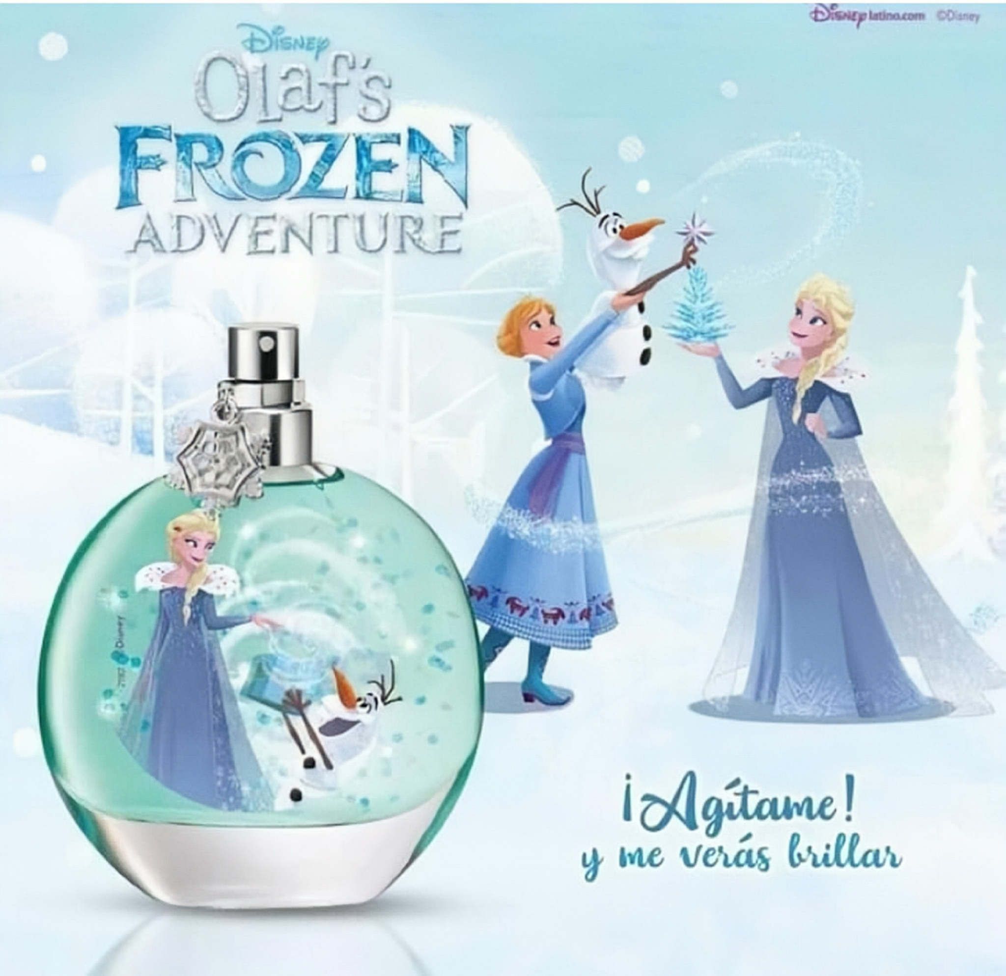 FROZEN OLAF PERFUME FRAGANCIA INFANTIL DISNEY PRINCESAS EAU DE PARFUM 