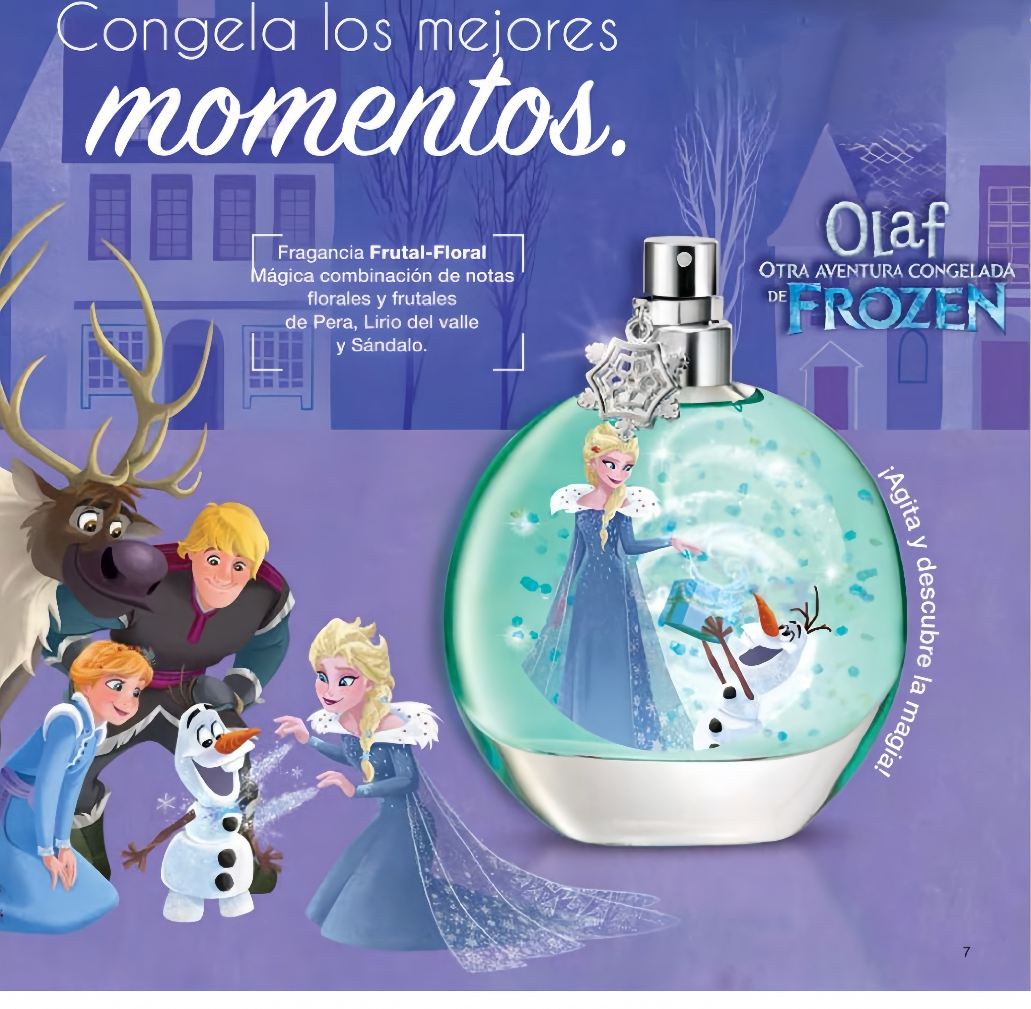FROZEN OLAF PERFUME FRAGANCIA INFANTIL DISNEY PRINCESAS EAU DE PARFUM 