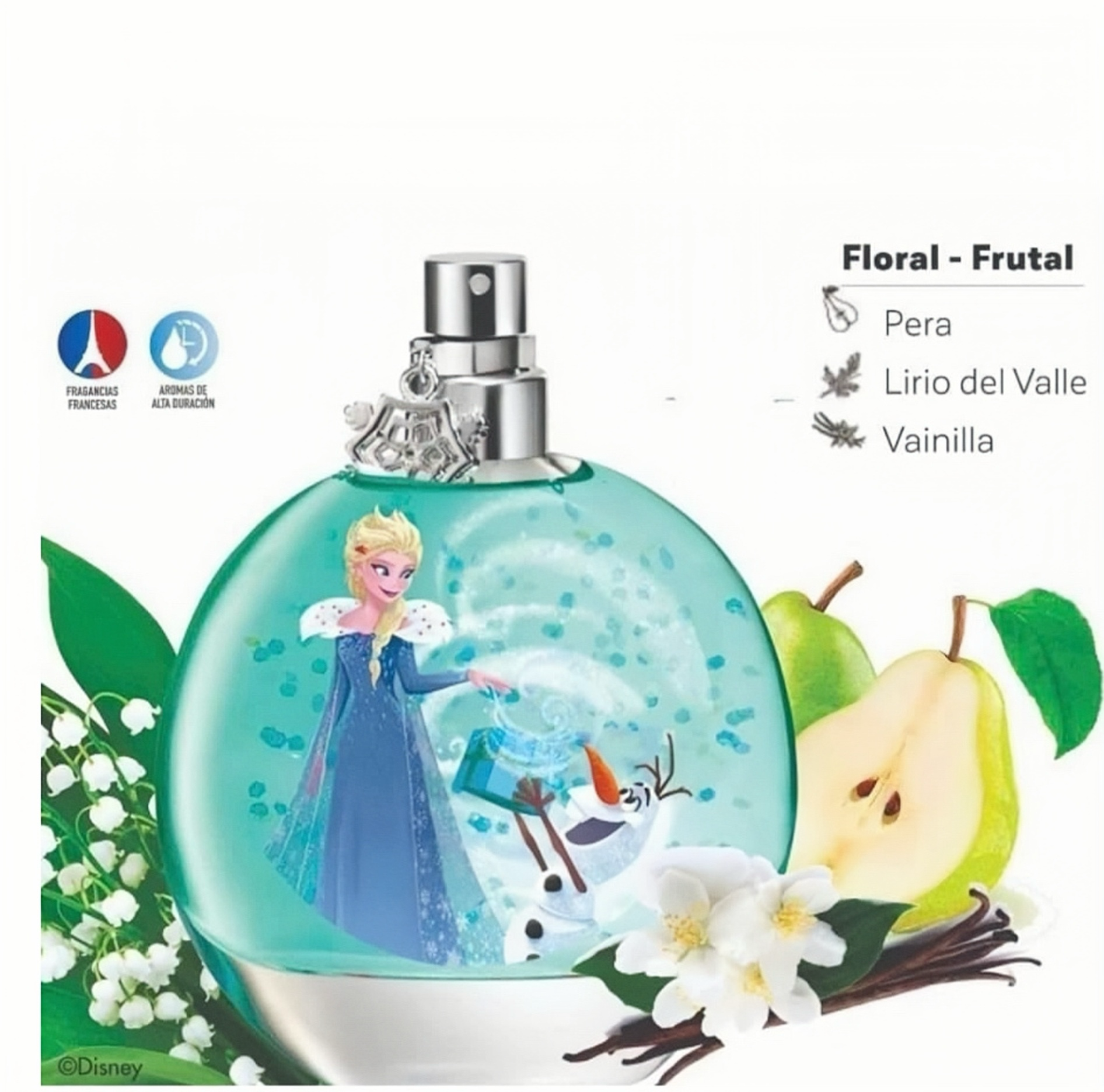FROZEN OLAF PERFUME FRAGANCIA INFANTIL DISNEY PRINCESAS EAU DE PARFUM 