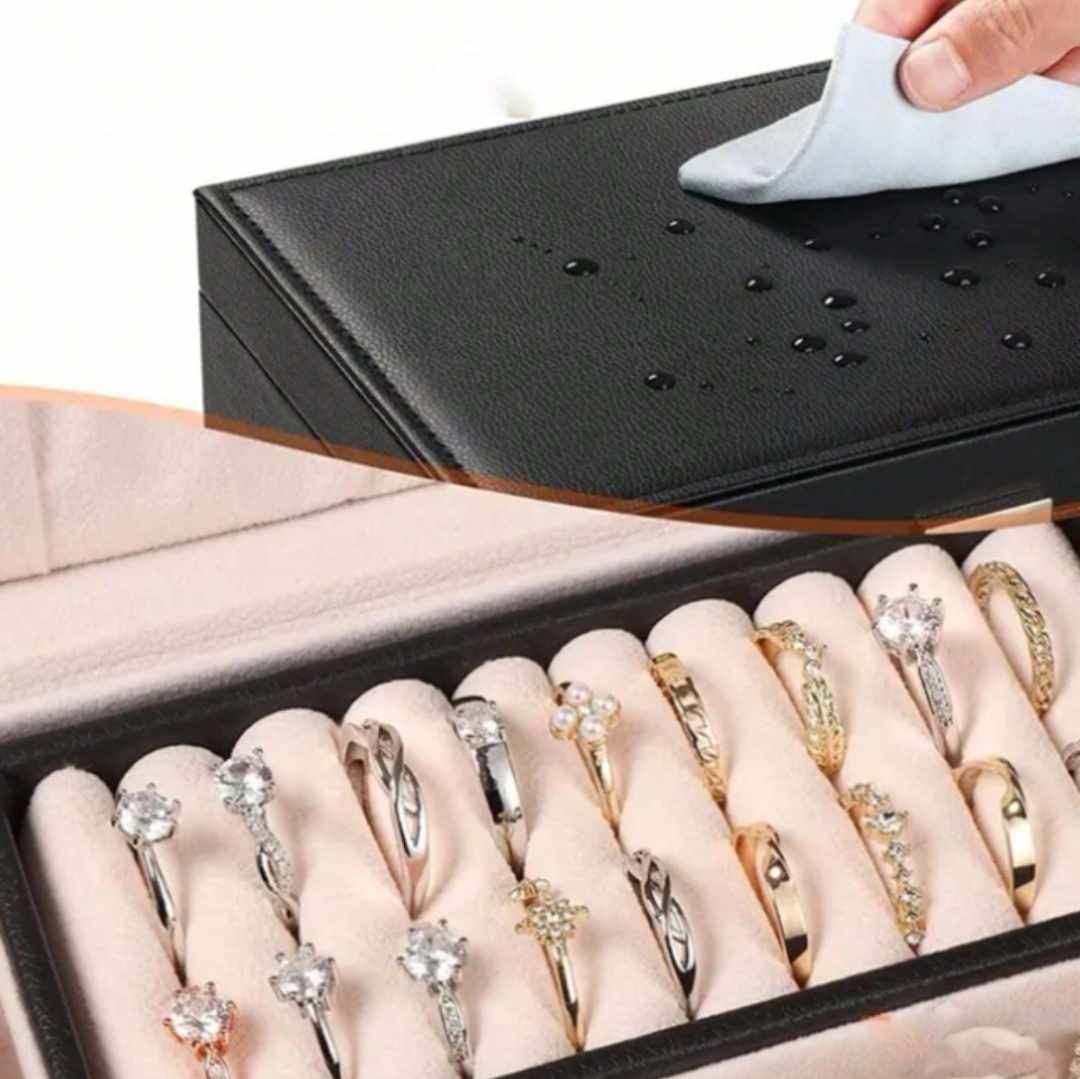 Estuche Alhajero Organizador Joyeria Relojes Con Cerradura
