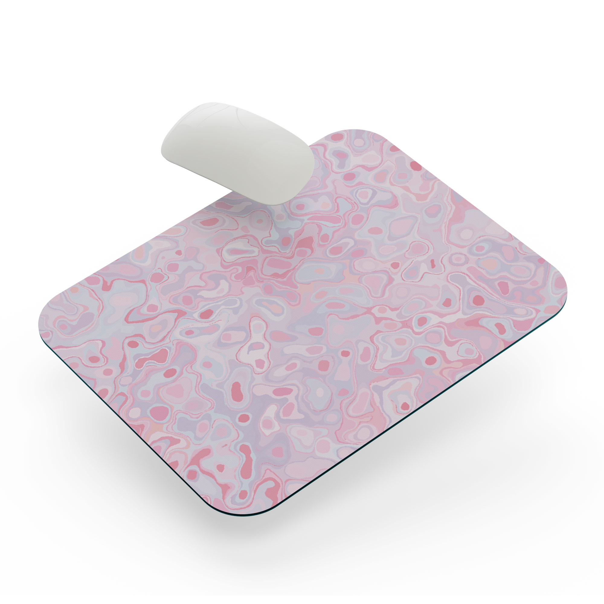 Mouse Pad de 22 * 18cm, Diseño de Bubble Mouse Mat de Antideslizante Natural en Neopreno, Alfombrilla de Mouse para Juego Color Duradero de Textura