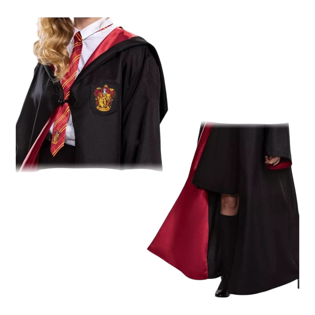 Juego De Capa Bordada De Harry Potter De Cosplay Ropa 4 Pzs