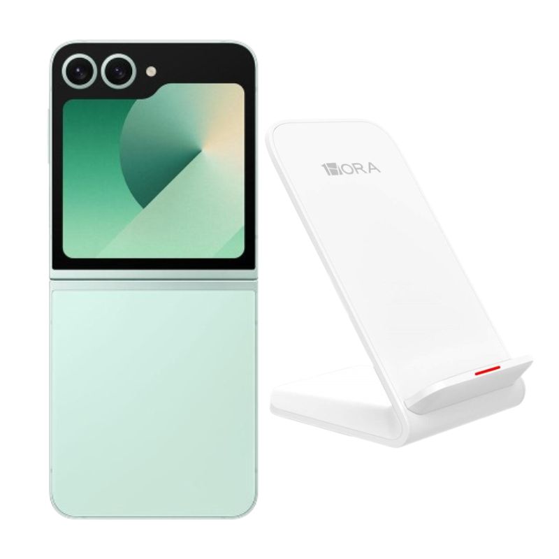 Galaxy Z Flip 6 256GB Verde Desbloqueado + Base Cargador