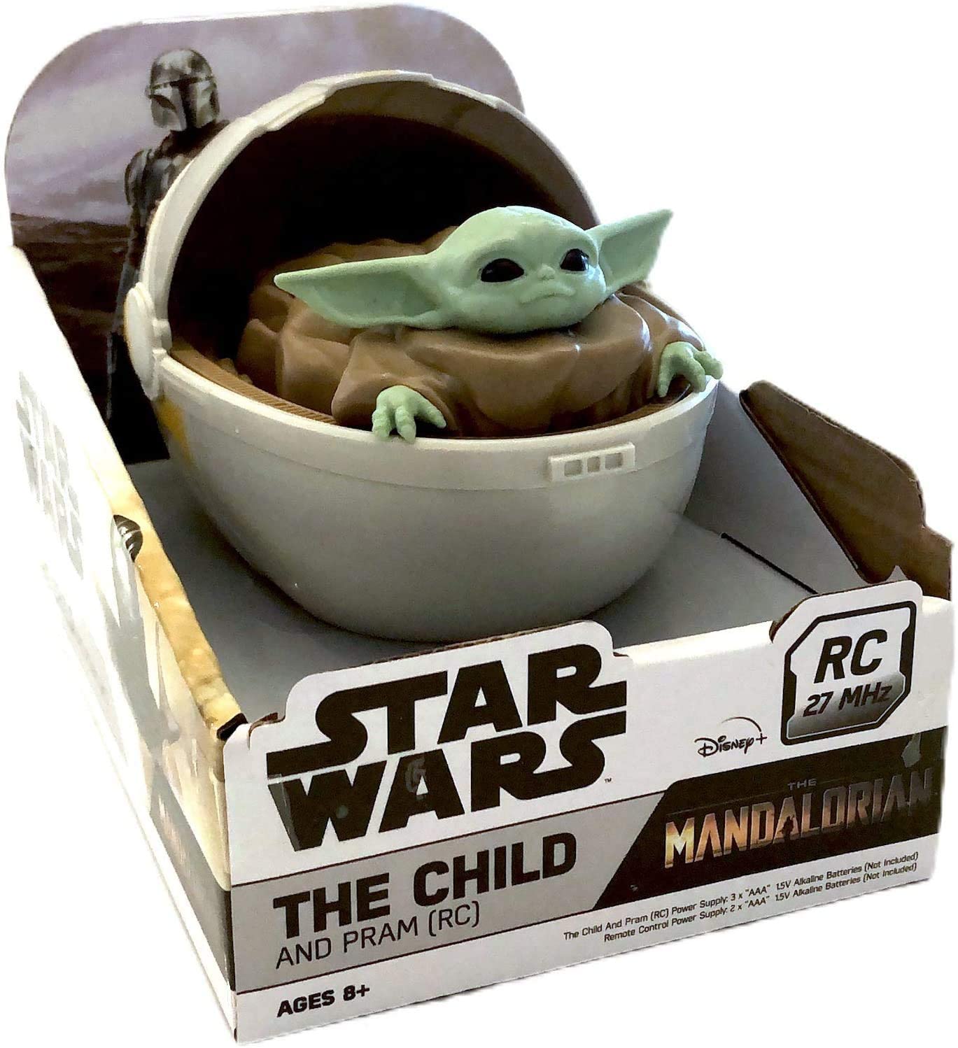 Mandalorian Juguete de Baby Yoda, The Child en Cochecito, Coche