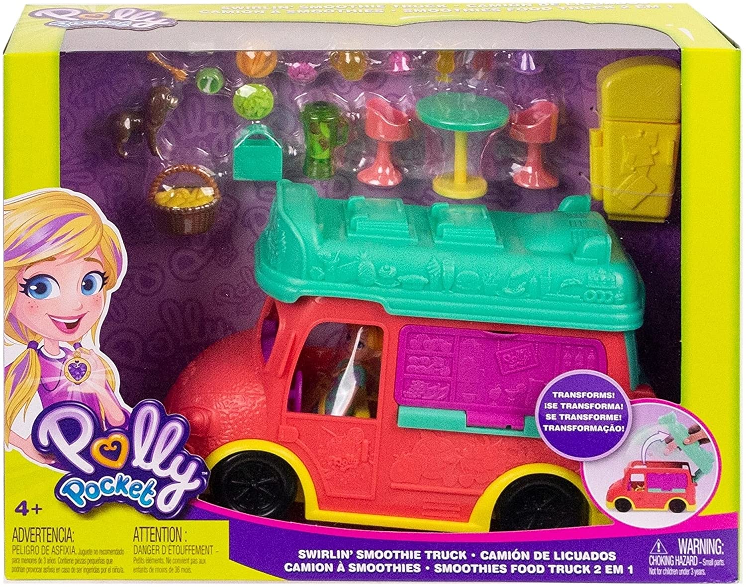 Polly Pocket Camión de Licuados, Food Truck