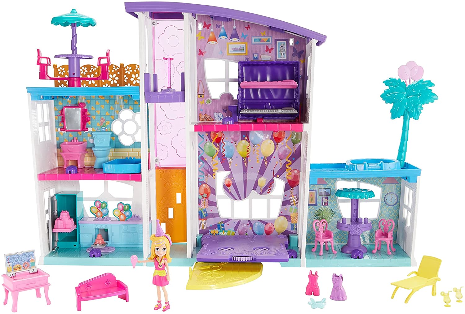 MEGA CASA DE SORPRESAS POLLY POCKET MATTEL