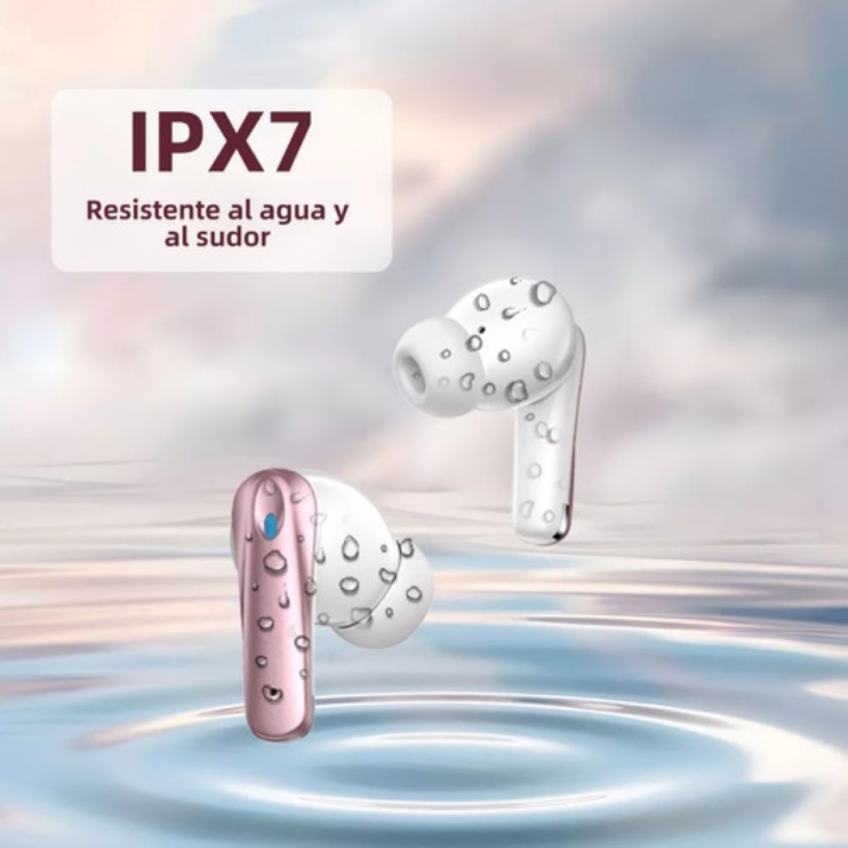 Audífonos Inalámbricos Occiam P91 In Ear Bluetooth 5.4 Rosa 
