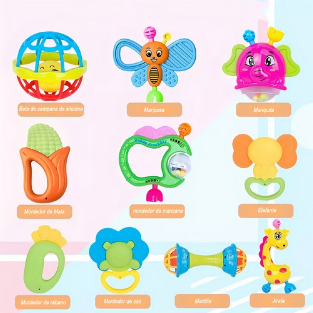 Sonajas Para Bebe Calcetines Juguetes Para Bebes De 3 Meses