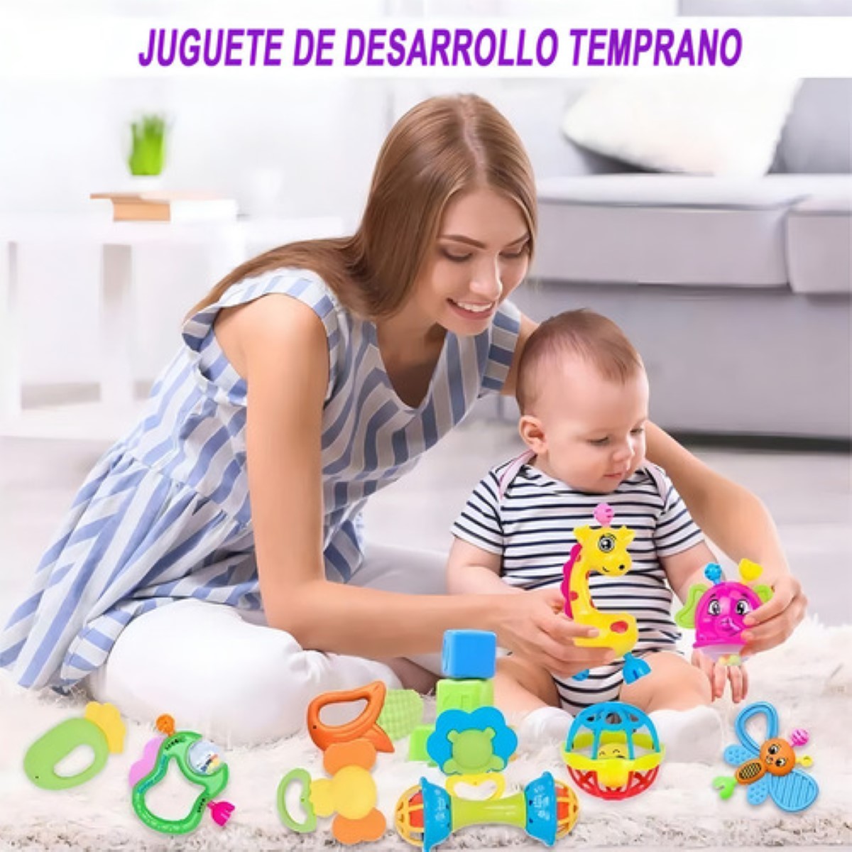 Sonajas Para Bebe Calcetines Juguetes Para Bebes De 3 Meses