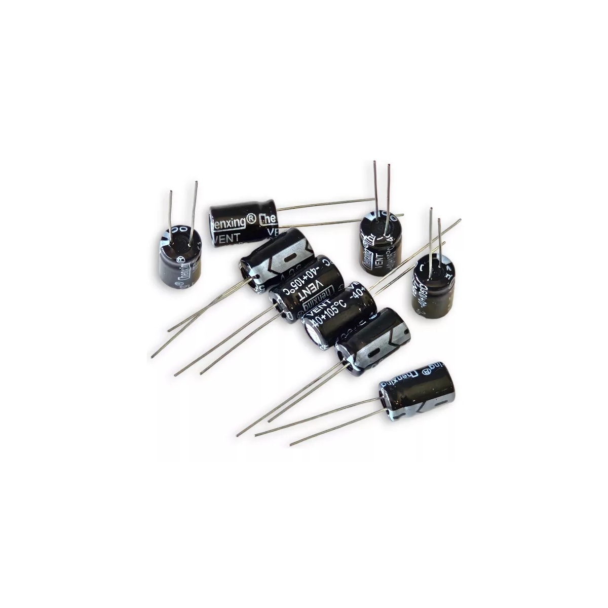 Capacitores Electrolíticos 0.1uf 1uf 2.2uf 3.3uf 4.7uf 10uf