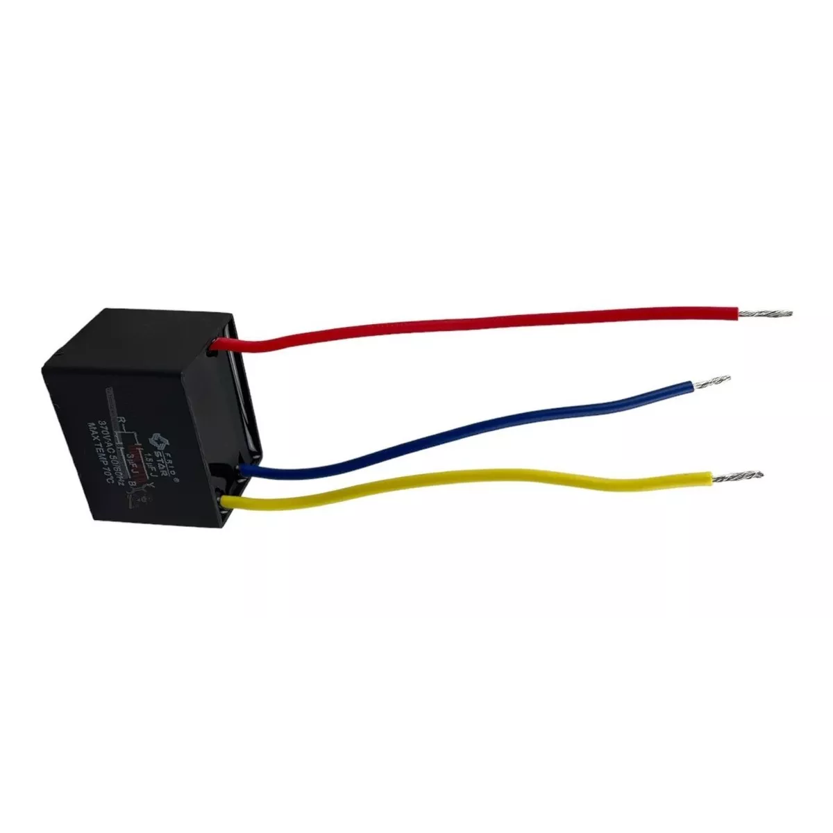 Capacitor 1.5 + 3 Uf Para Ventilador De Techo 3 Cables
