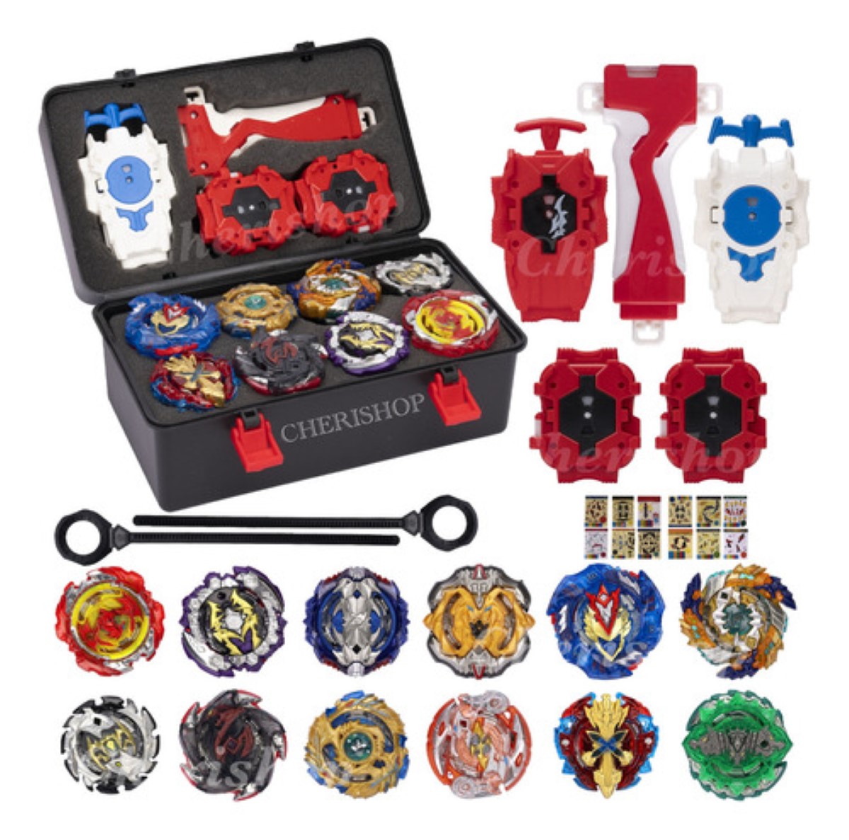 12pcs Top Beyblade Burst Bey Blade Battle Juguetes Trompos