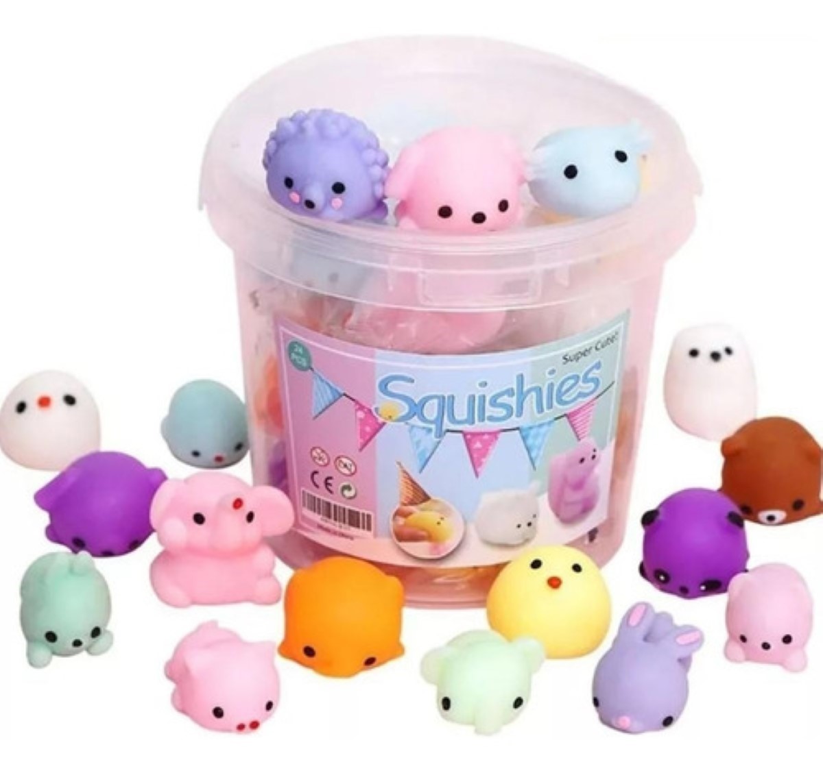 40 Escuichi Squishy Barato Kawaii Antiestres Mochi Juguete