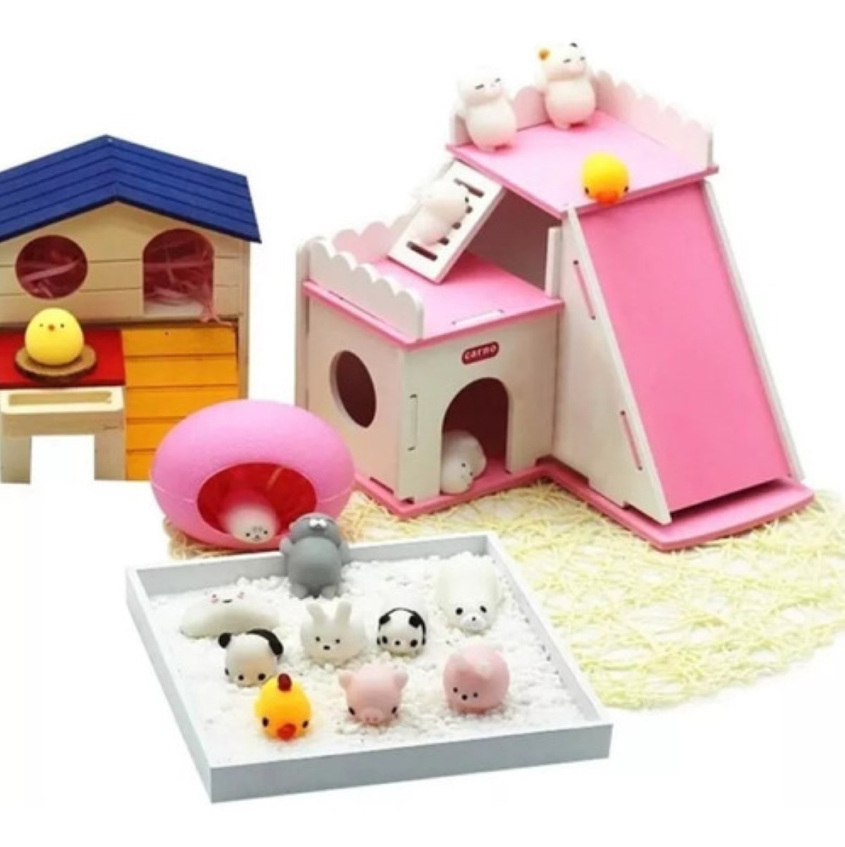 40 Escuichi Squishy Barato Kawaii Antiestres Mochi Juguete