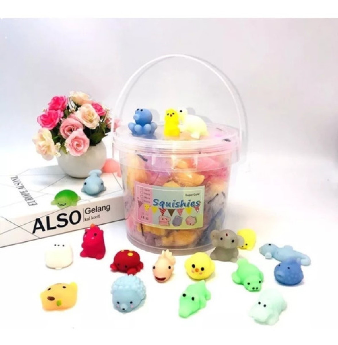 40 Escuichi Squishy Barato Kawaii Antiestres Mochi Juguete