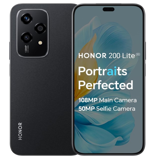 Honor 200 Lite 5G 256GB 8GB Negro