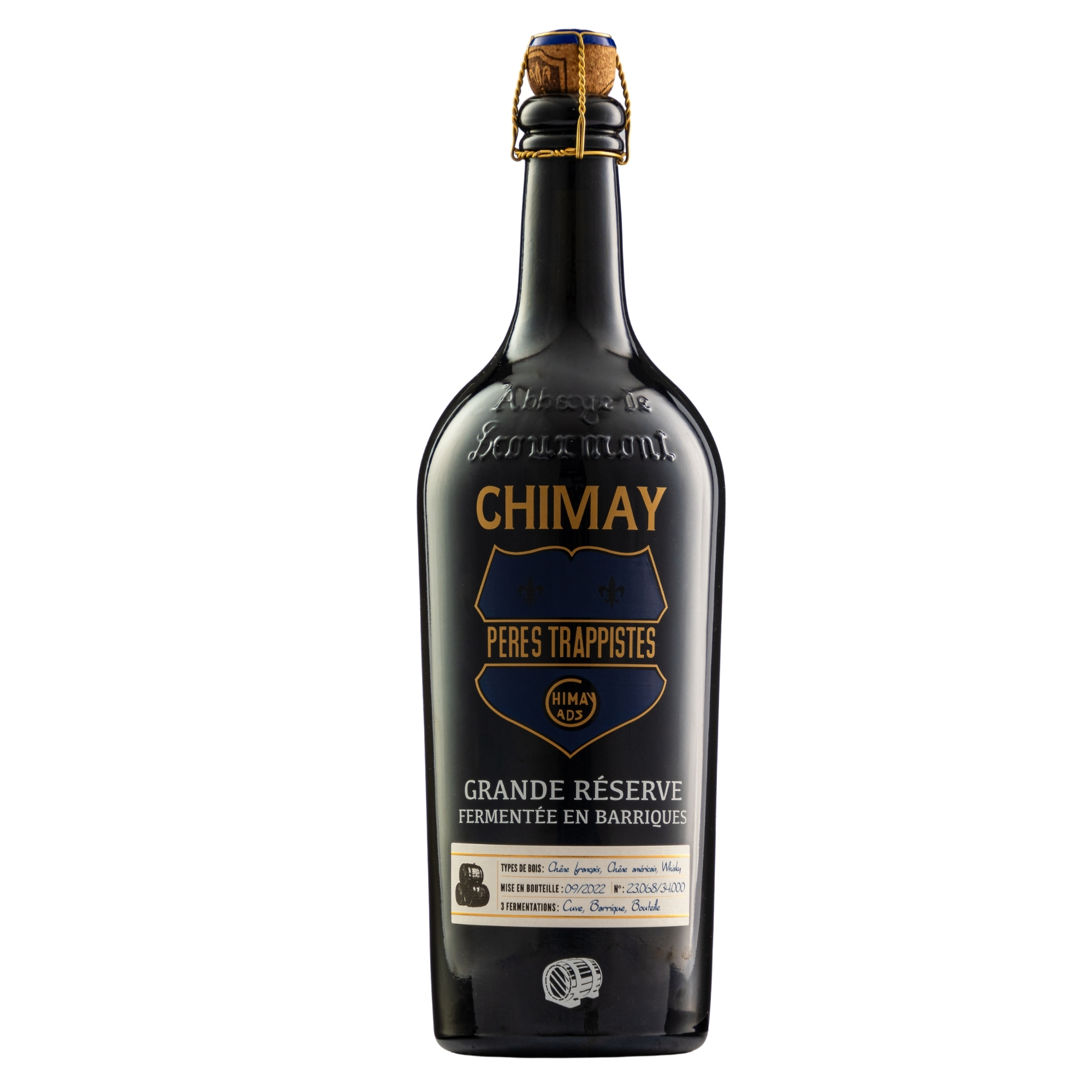Cerveza Chimay Blue Fermentado Whisky 750 Ml