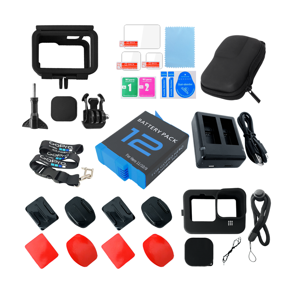Kit 18 Accesorios Compatible GoPro Hero 12 11 10 9