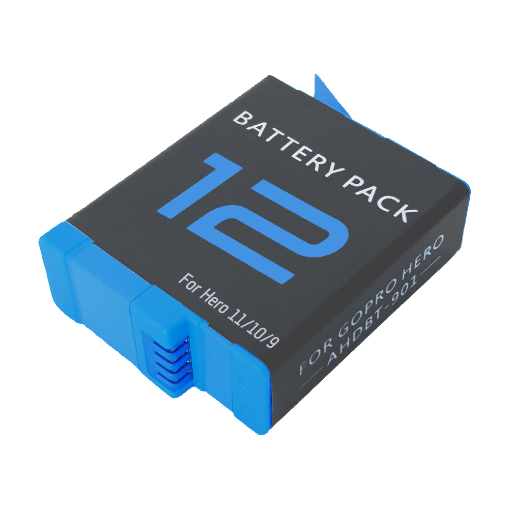 Kit Baterías y Cargador Compatible GoPro Hero 12 11 10 9 Black 1800mAh
