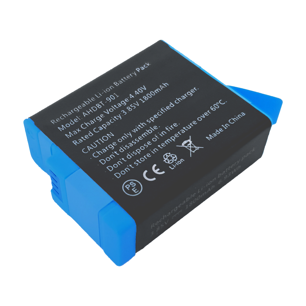 Kit Baterías y Cargador Compatible GoPro Hero 12 11 10 9 Black 1800mAh