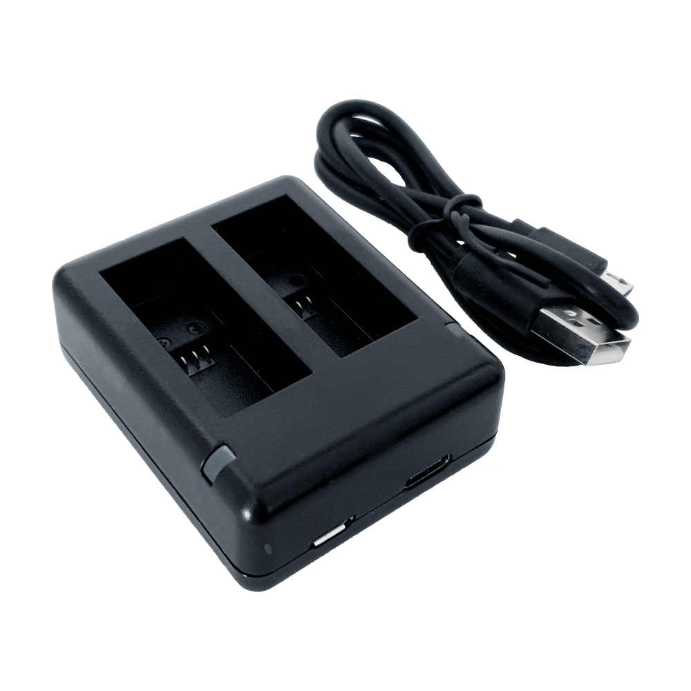 Kit Baterías y Cargador Compatible GoPro Hero 12 11 10 9 Black 1800mAh