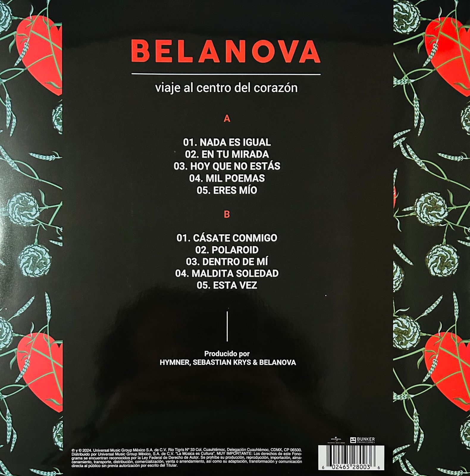 Belanova Viaje Al Centro Del Corazon Rojo Red Lp Vinyl