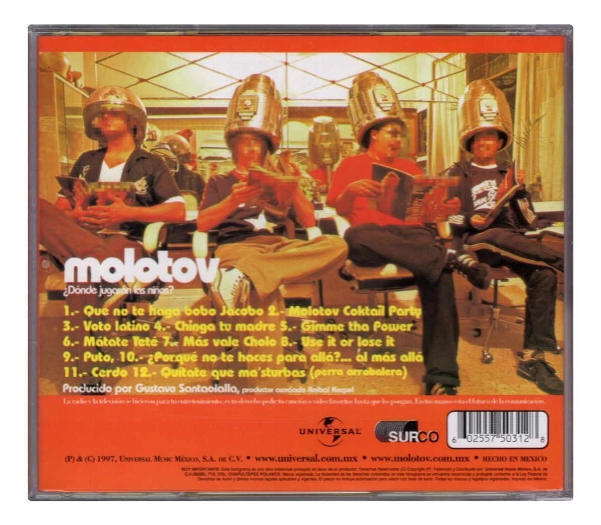 Molotov - Donde Jugaran Las Niñas - Disco Cd - 12 Canciones