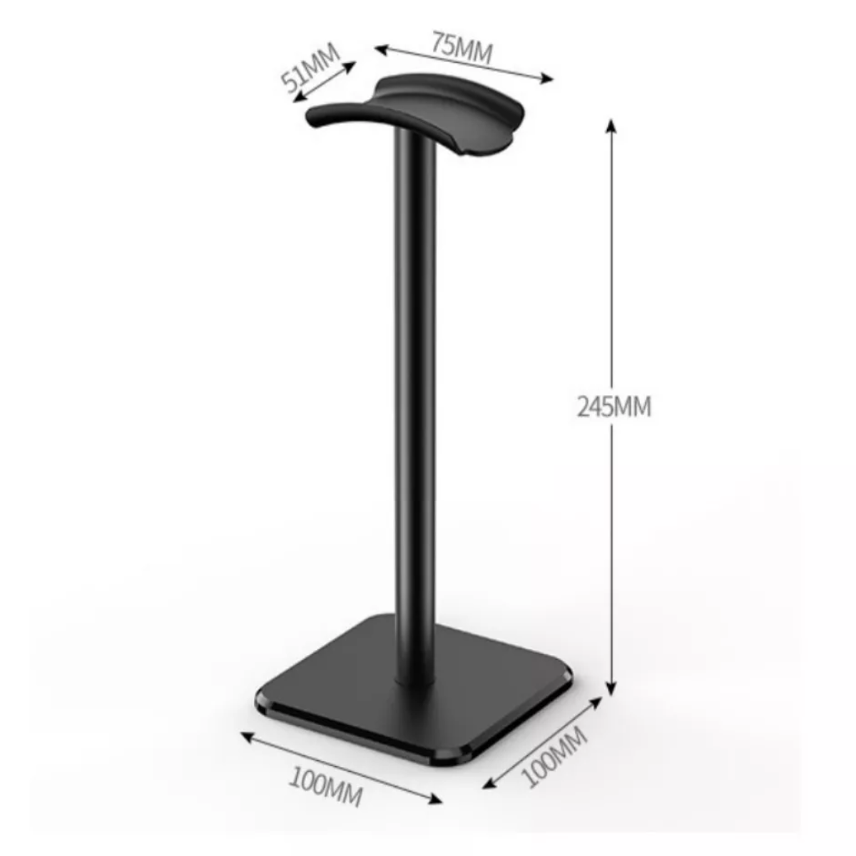 Soporte Para Audífonos Base Universal Negro