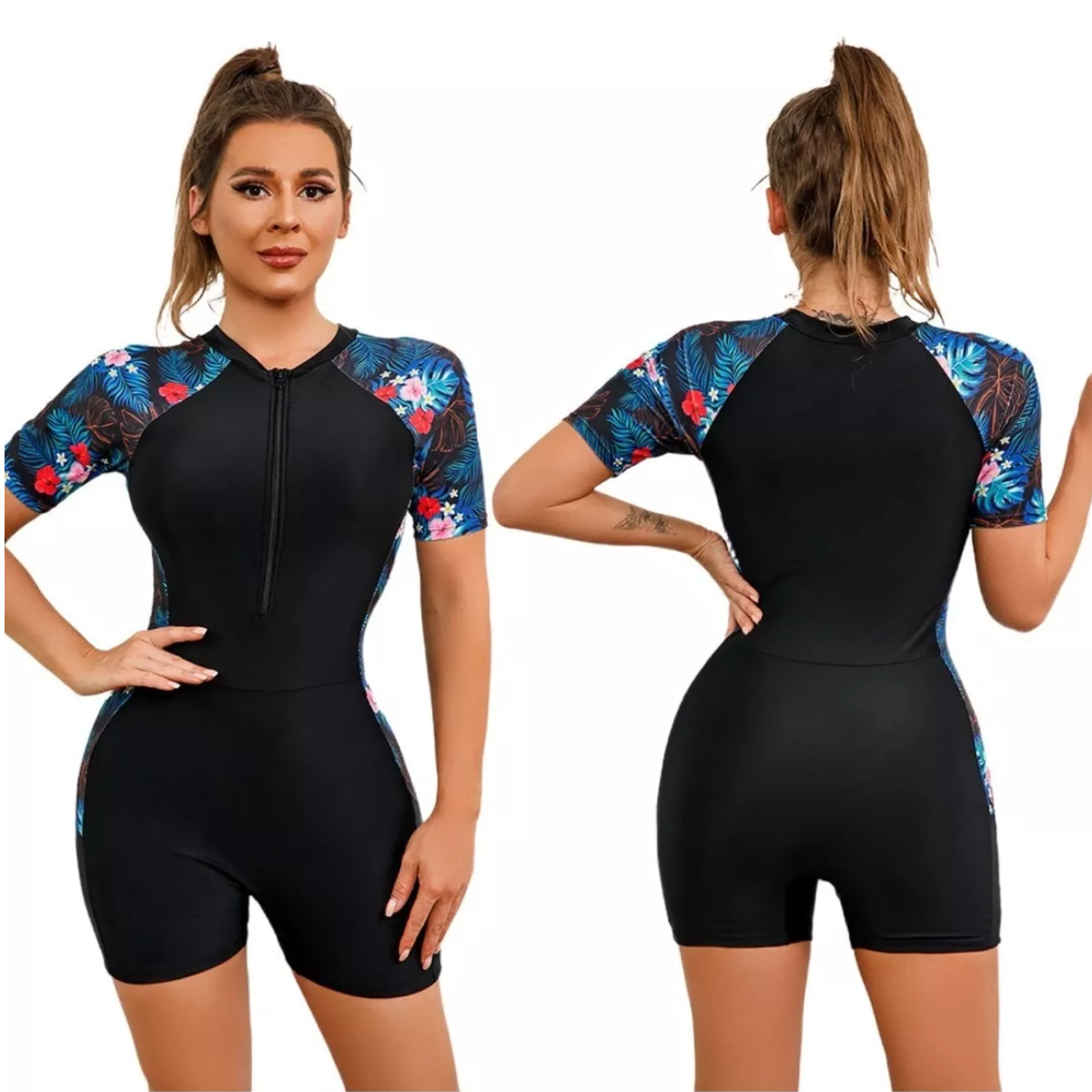 Traje De Baño Natacion Mujer Completo Talla M