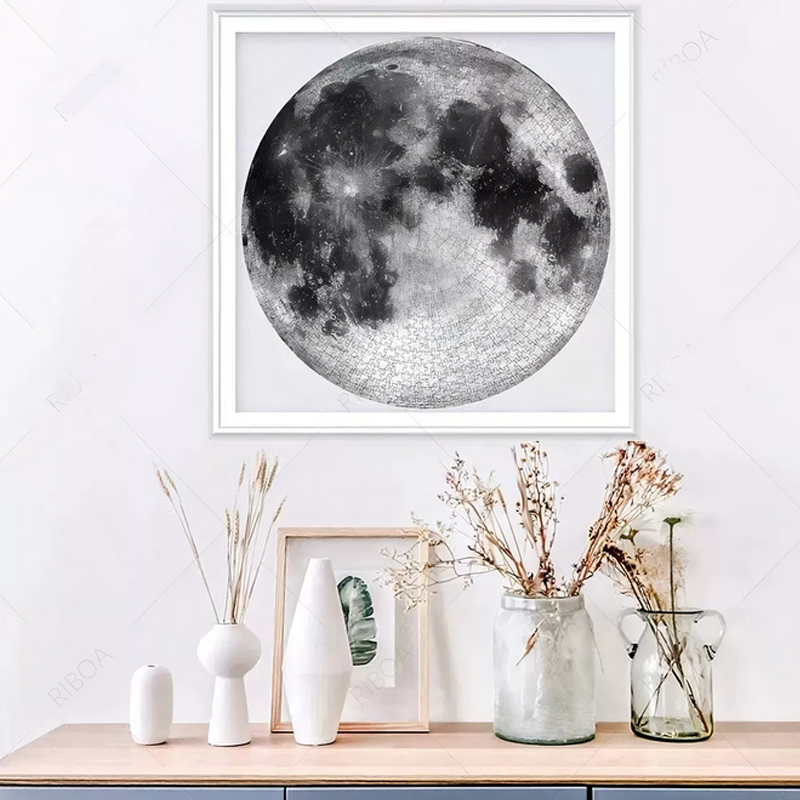 1000 Piezas Rompecabezas Luna Puzzle Infantil Para Adultos