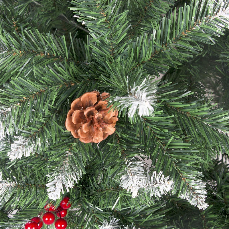 Arbol de Navidad con frutos rojos
