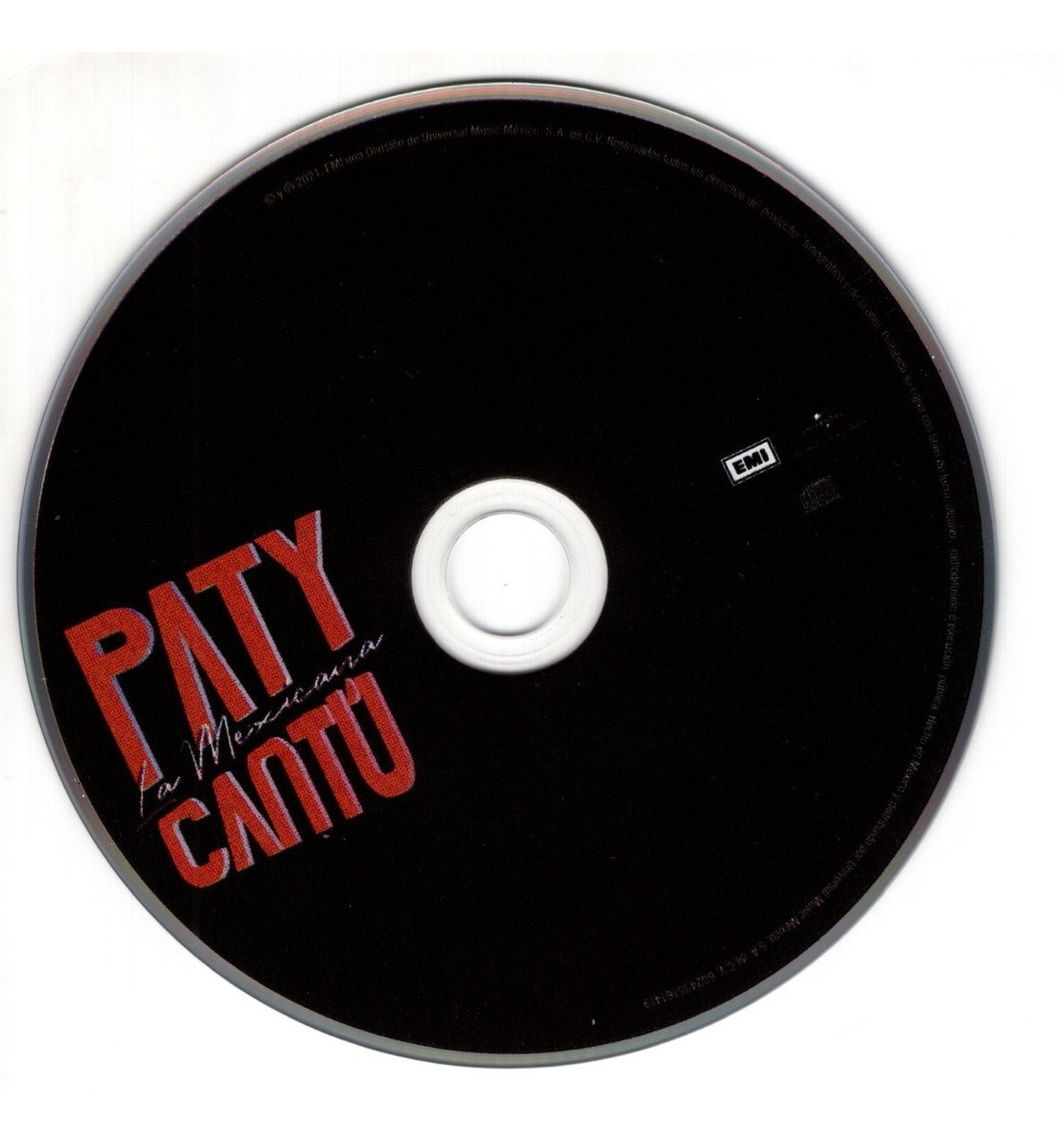 Paty Cantu - La Mexicana - Disco Cd 10 Canciones.