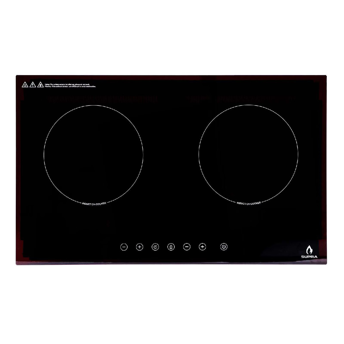 Parrilla Eléctrica Inducción SUPRA 2 parrillas empotrable