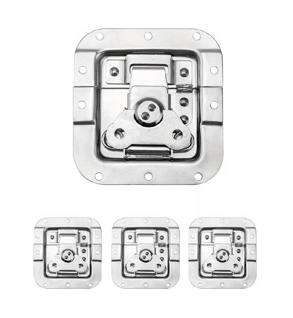 4 Piezas Broches Mediano Cromado Para Fabricar Flight Case