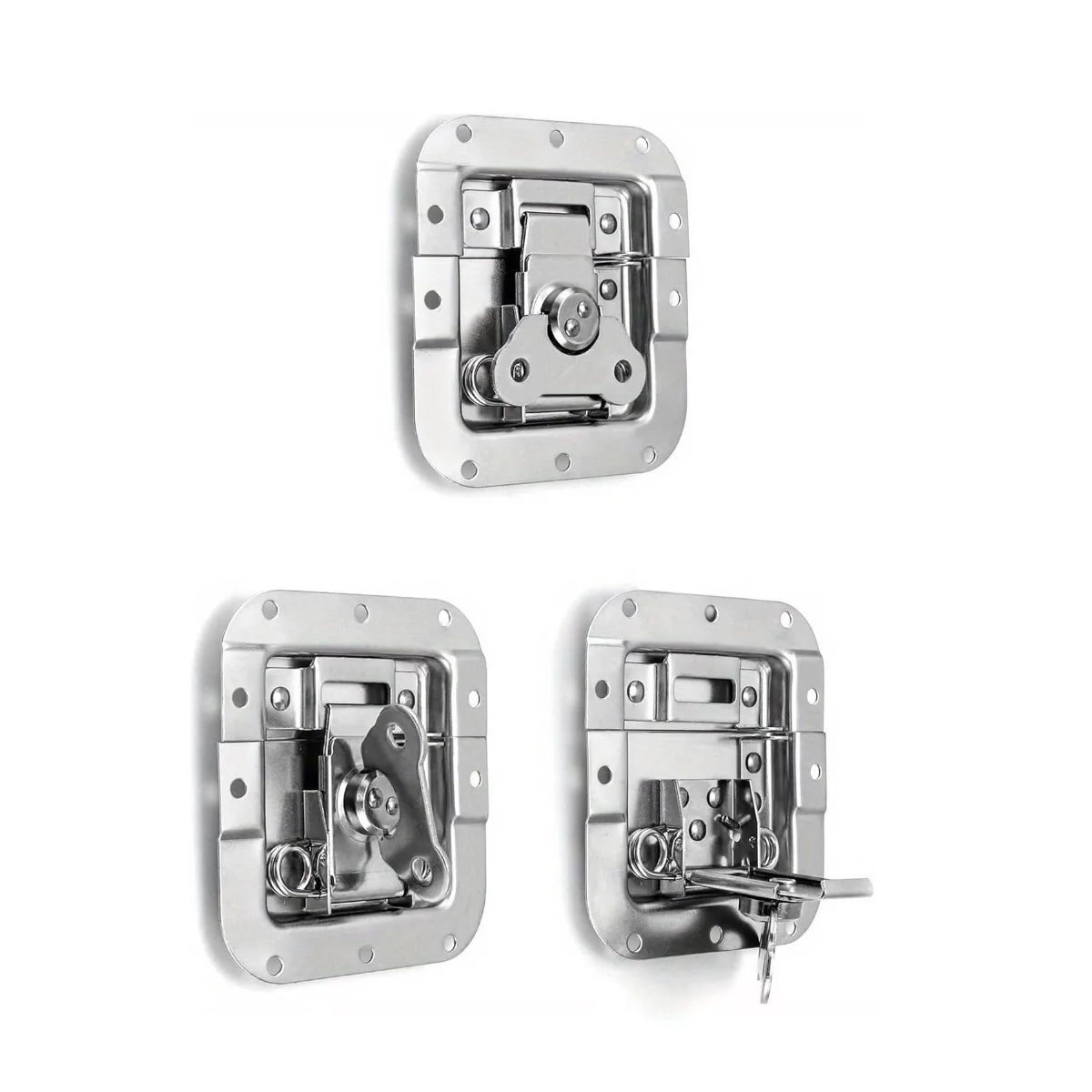 4 Piezas Broches Mediano Cromado Para Fabricar Flight Case