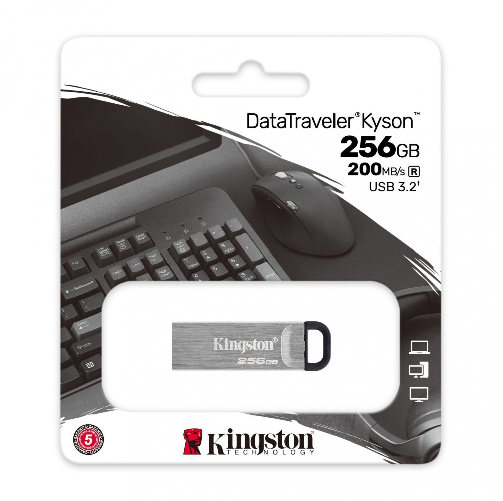 KINGSTON MEM USB 3.2 KYSON METAL 256GB DTKN-256GB