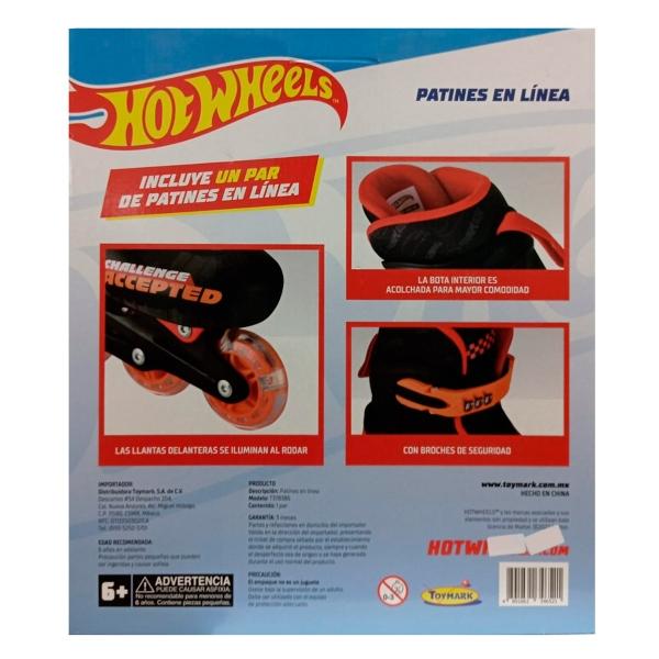 Patines Para Niños Hot Wheels Linea 23-26