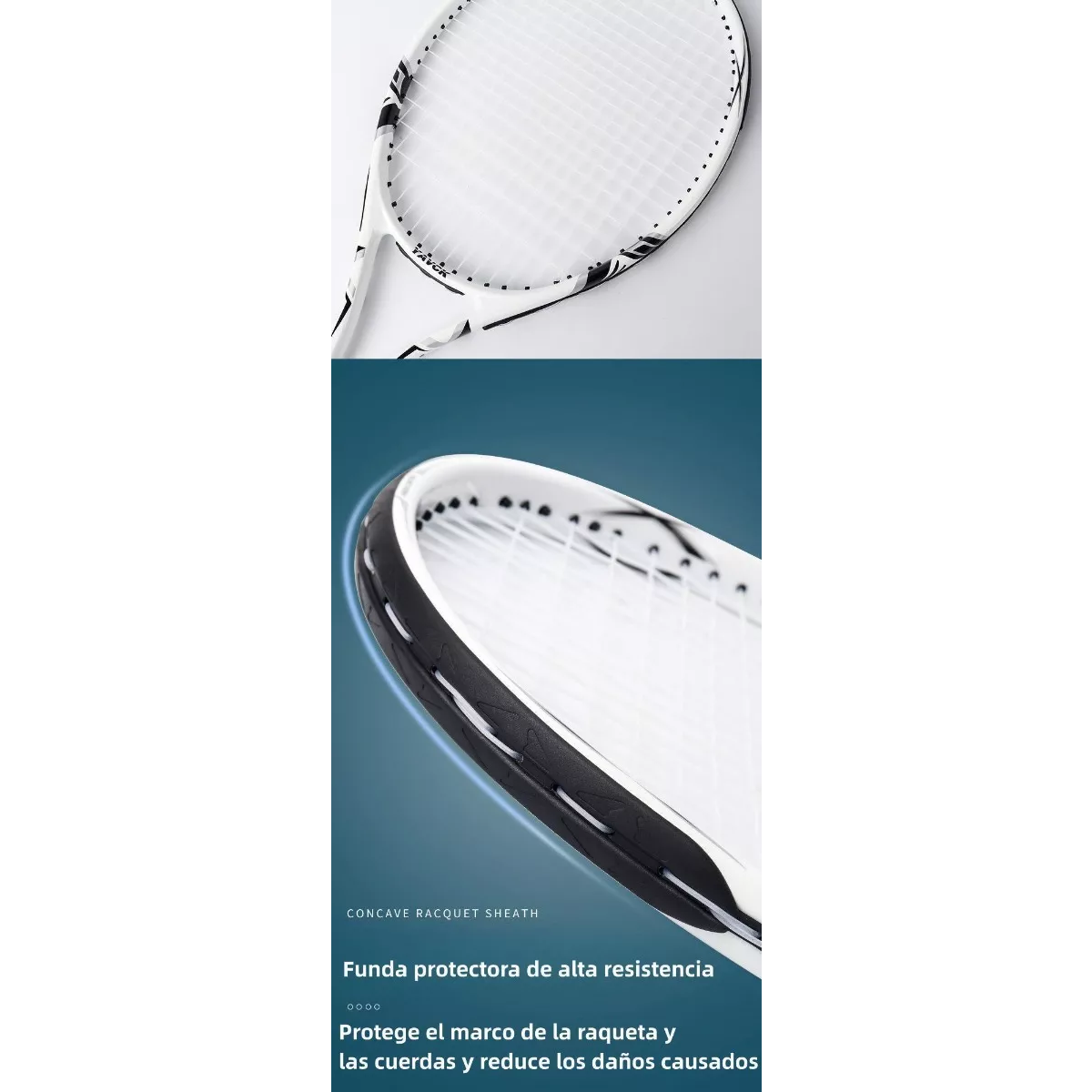 Raqueta Tenis Para Adulto Principiante De Carbono Compuesto
