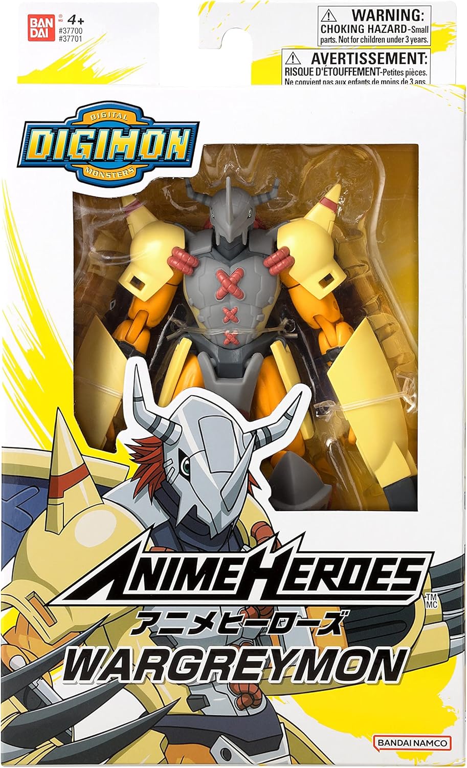 Wargreymon Digimon Anime Heroes BANDAI Figura de Anime articulada 6.5 Pulgadas 