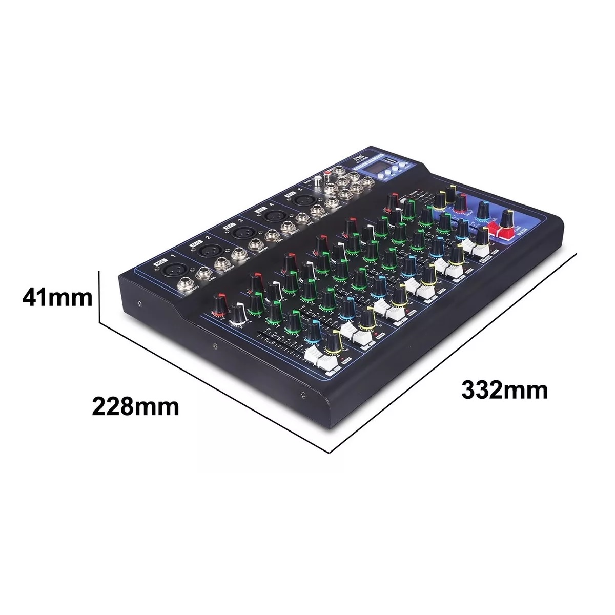 Mezcladora Pasiva 7 Canales Con Bluetooth Phantom Usb