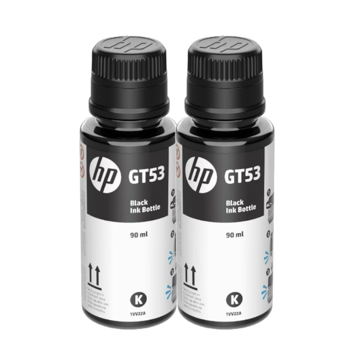 Tintas para impresora HP GT53 (1VV22AL) Negro 90ml 2 piezas